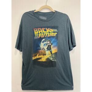 Back To The Future Adult XL Classic Movie Pullover T Shirt